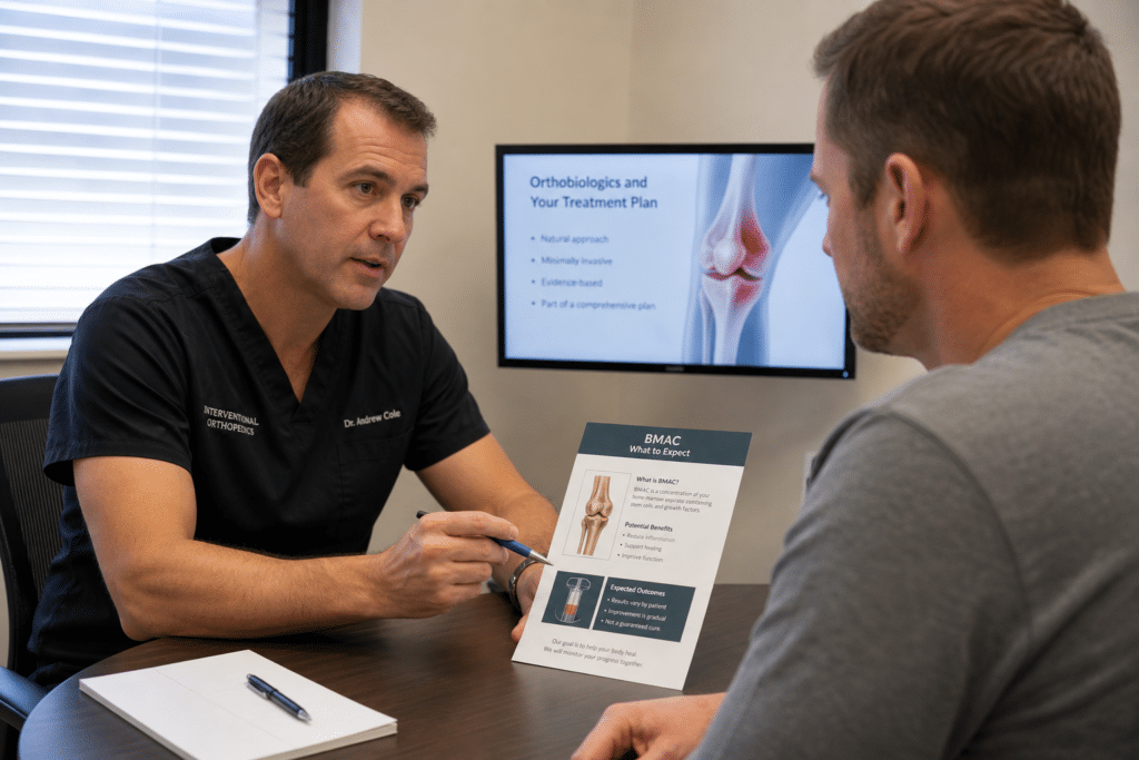 BMAC Orthobiologics with Physician