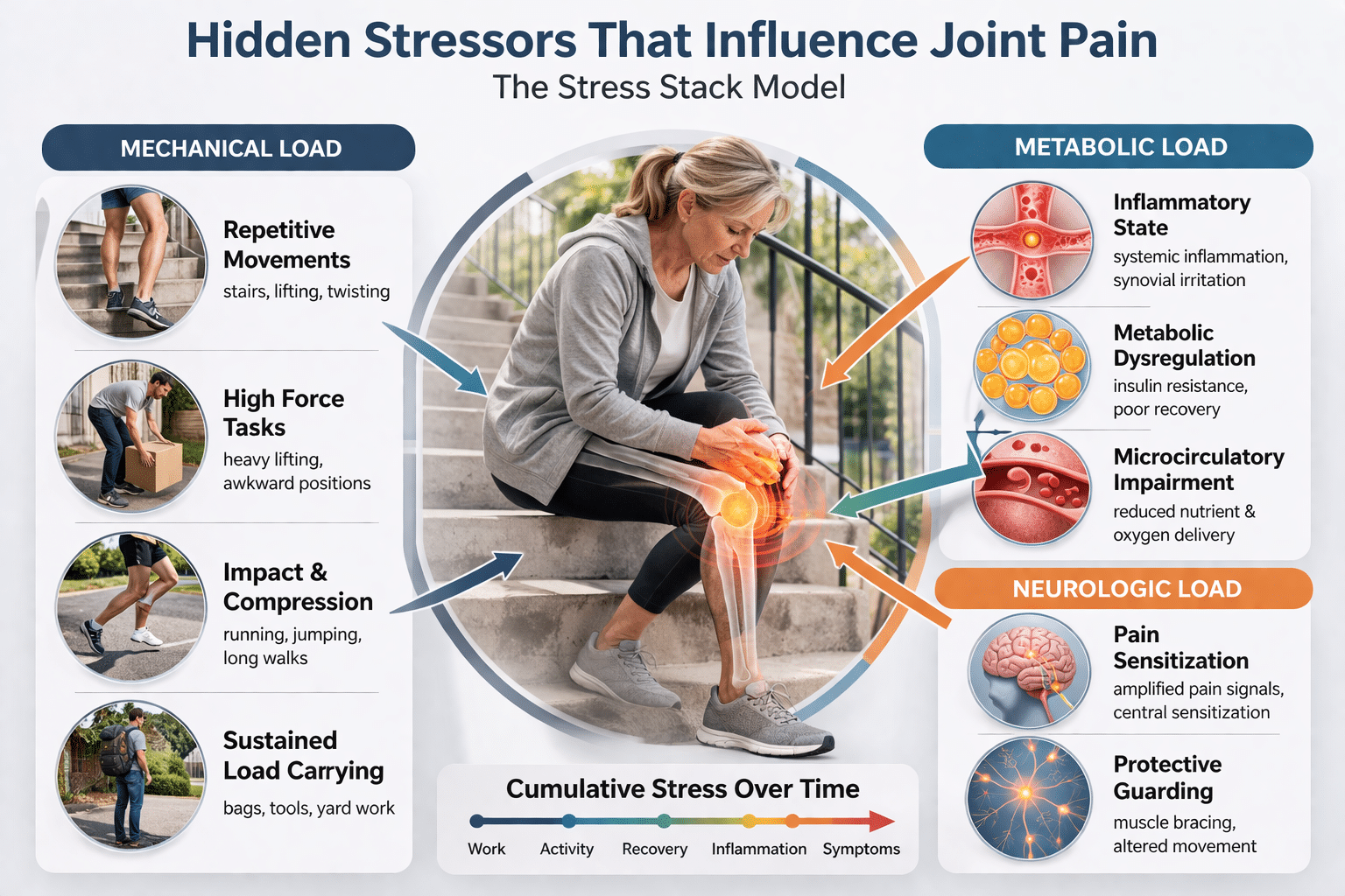 joint pain hidden stressors
