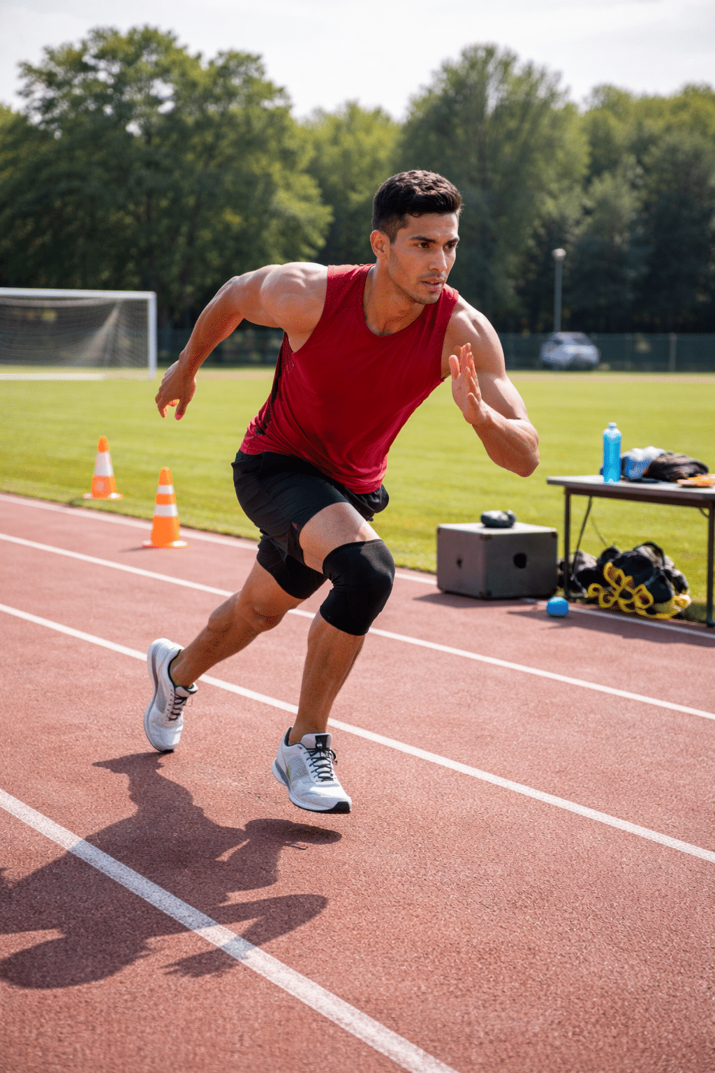 sports medicine patient running