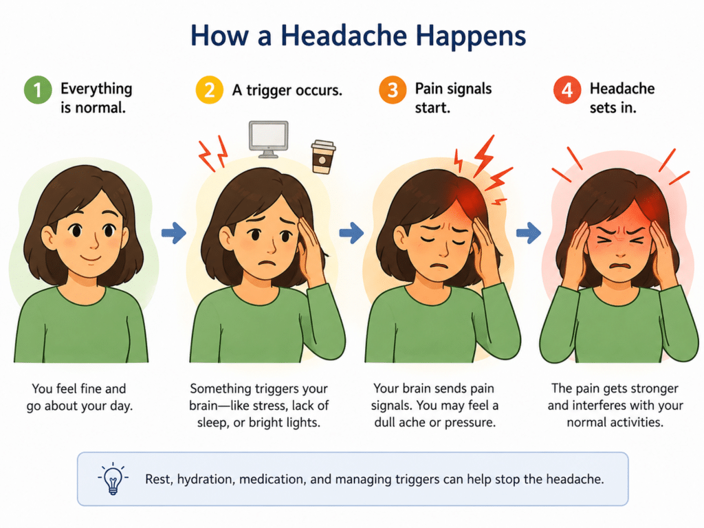 How a headache happens